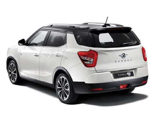 포스코의 자동차강판을 적용한 쌍용자동차 '티볼리 에어'.<포스코 제공>